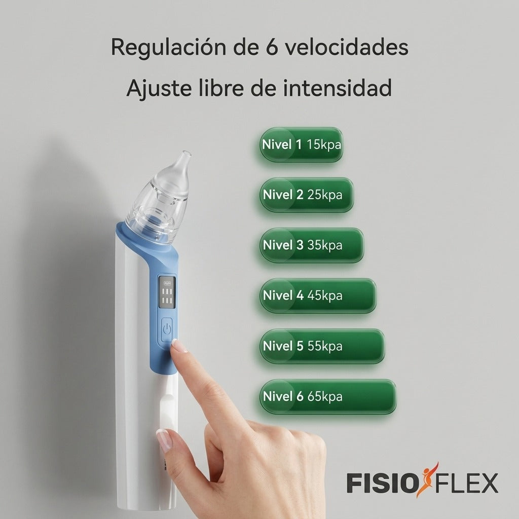 Aspirador Nasal Eléctrico Pro – Higiene Respiratoria Suave para toda la Familia
