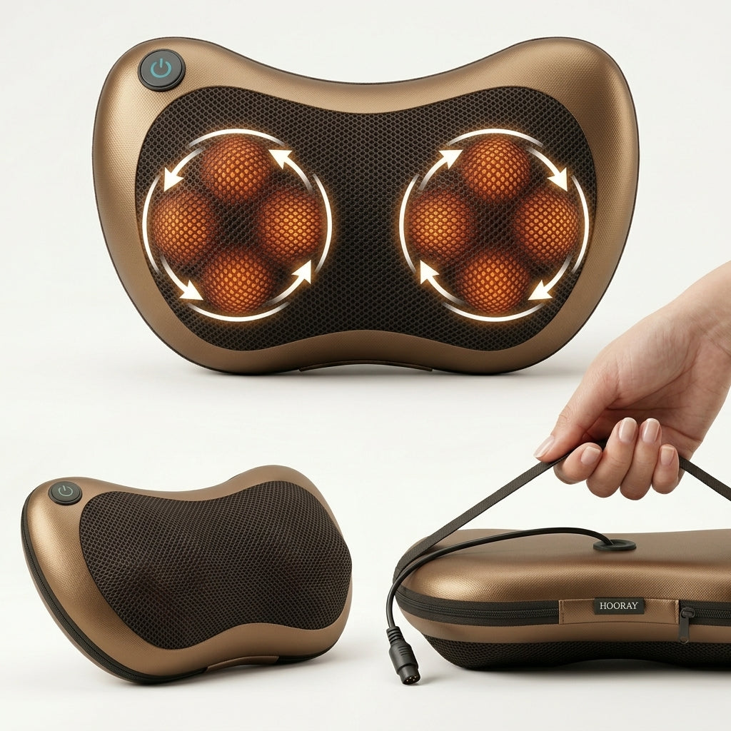Chal Masajeador Térmico Medpro – Tecnología de Masaje Envolvente para el Alivio Cervical