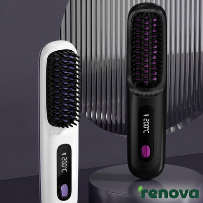 Cepillo Iónico Alisador Pro – Tecnología de Cuidado Capilar y Brillo Espejo