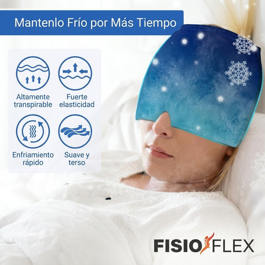 Gorro de Terapia Fría para Migrañas – Alivio de Cefaleas y Tensión Craneal