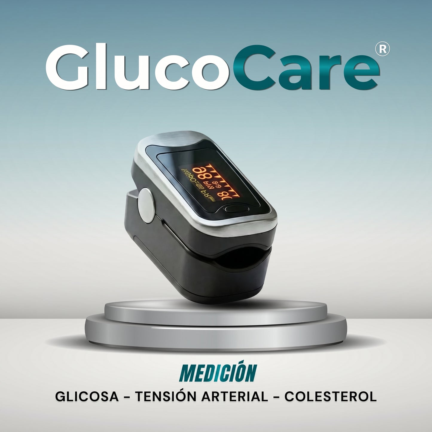 [GlucoCare™] Medición y gestión 3 en 1 de glucosa, colesterol y presión arterial