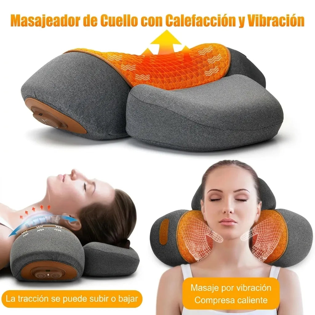 Almohada Masajeadora Cervical Eléctrica™ — Relajación y Soporte para Cuello y Espalda