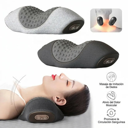 Almohada Masajeadora Cervical Eléctrica™ — Relajación y Soporte para Cuello y Espalda