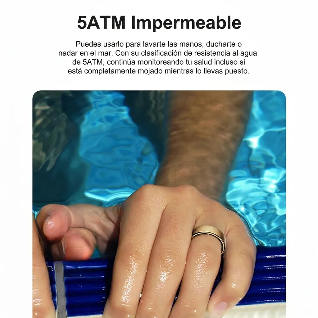 Uhoofit R10 Smart Ring™ — Monitoreo Inteligente de Salud y Actividad 24/7